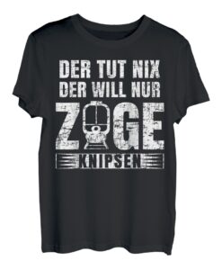 Lustiger Spruch für Trainspotter, Zug Fotografie Geschenk T-Shirt