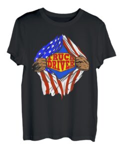 Lustiger Super Truck Driver Hero Job T-Shirt