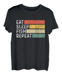 Lustiges Angelspiel von Fisherman Fishing im Retro-Look T-Shirt