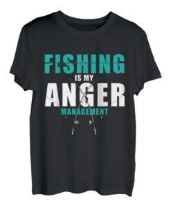 Lustiges Angler-T-Shirt, Geschenk, Angeln, Wut-Management T-Shirt