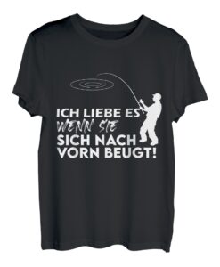 Lustiges Angler T-shirt zum fischen für fischer mit der Rute T-Shirt