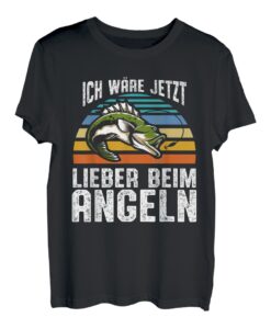 Lustiges Angler und Fischer Spruch T-Shirt