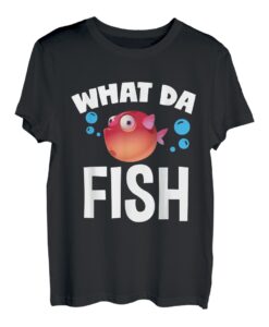 Lustiges Angler What The Fish Fischen Angel Set Geschenk T-Shirt