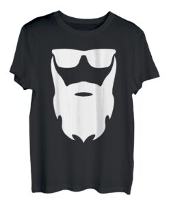 Lustiges Bart Und Sonnenbrille Design Für Männer Mit Bärten T-Shirt