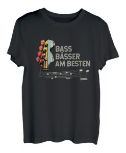Lustiges Bass Bässer Am Bässten Bass Gitarrristen Musiker T-Shirt