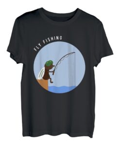 Lustiges Fliegenfischen Flugangeln Angler Shirt & Geschenk