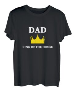 Lustiges Geschenk für den Vater (König des Hauses) T-Shirt