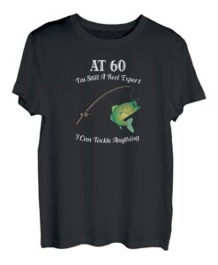 Lustiges Geschenk zum 60. Geburtstag, Angler, 60 Jahre T-Shirt