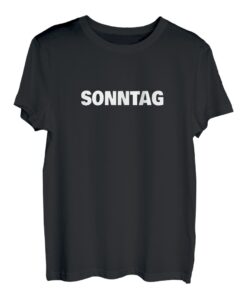 Lustiges heute ist Sonntag Wochentag Sonntags T-Shirt
