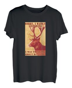 Lustiges Jagd-Holz-Geschenk für Bogen und Gewehr, Hirsch, Jäger T-Shirt