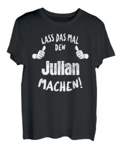 Lustiges Julian Geschenk Geburtstag personalisiertes T-Shirt