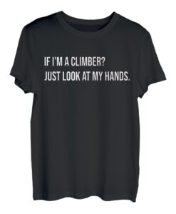 Lustiges Kletterer Freeclimber Bergsteiger T-Shirt