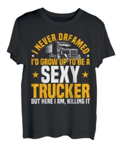 Lustiges LKW-Fahrer-Design für Trucker-Frauen T-Shirt