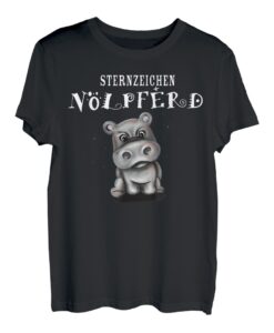 lustiges Nölpferd Nilpferd Sternzeichen Geschenk Fun T-Shirt
