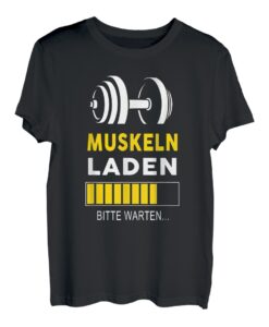 Lustiges Sport Fitness Workout Motiv - Muskeln Laden T-Shirt