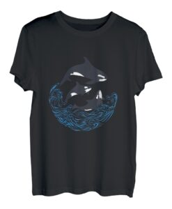 Lustiges T-Shirt, Wal, Hai, lustig, niedlich, Waren, Kleidung, Geschenk, Herren, Original, Sommer T-Shirt