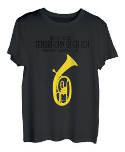 Lustiges Tenorhorn T-Shirt Sie hat gesagt Blasmusik Geschenk
