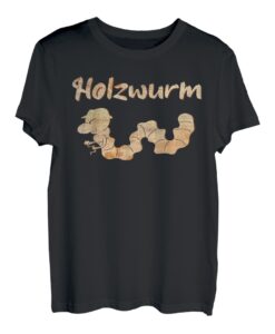 Lustiges Tischler Holz Bastel Heimwerker Zimmermann Holzwurm T-Shirt