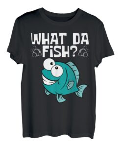 Lustiges What the Fish Angeln Fischen Hochseefischen Angler T-Shirt
