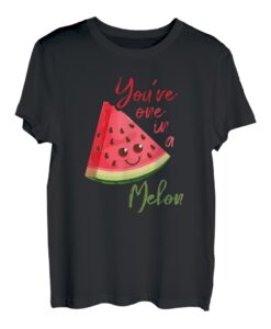 Lustiges Wortspiel "You're One In A Melone" T-Shirt
