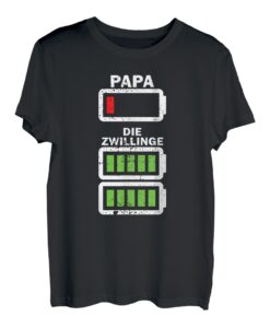 Lustiges Zwillingspapa Zwillinge Geschenk Geburt T-Shirt
