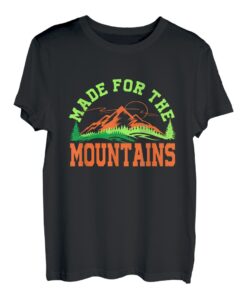 Made for the Mountains Pfadfinder Witzig Wohnwagen Opa T-Shirt
