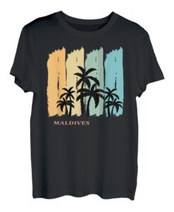 Malediven Insel Urlaub Reise Travel Strand Souvenir Geschenk T-Shirt