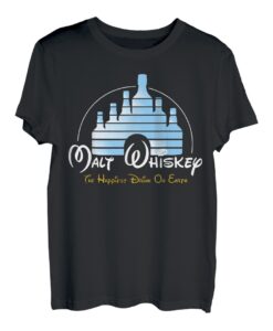Malt Whiskey Shirt, Happiest Drink Funshirt Parodie T-Shirt T-Shirt