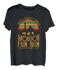 Man geht nicht einfach Mittelerdes jährlicher Mordor-Spaßlauf. T-Shirt