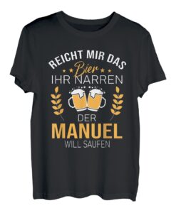 Manuel Name Geschenk-Idee Geburtstag Lustiger Spruch T-Shirt