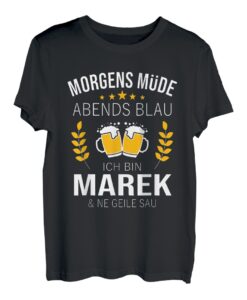 Marek Name Geschenk-Idee Geburtstag Lustiger Spruch T-Shirt
