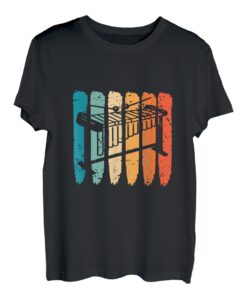 Marimba Instrument Retro Marschband Spielen Vibraphone T-Shirt