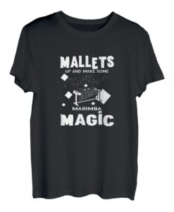 Marimba Magic Mallets spielt Vibraphon Marching Band T-Shirt