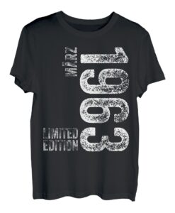 März 1963 Lustige Geschenke 60. Geburtstag Mann Frau T-Shirt