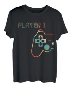 Matching Gamer Couple Player 1 Player 2 Shirt