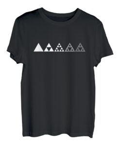 Mathe Sierpinski Dreiecke Fraktal Geometrie Mathematik Shirt