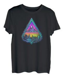 Matterhorn Zermatt Schweiz Alpen, Dystopie T-Shirt