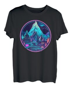 Matterhorn Zermatt Schweiz Alpen, Dystopie T-Shirt
