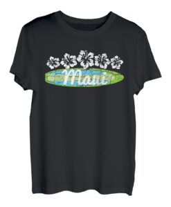 Maui Vintage Tee Surf Hibiskus Blume T-Shirt
