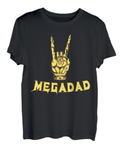 Megadad Rock HeavyMetal Gitarre Papa T-Shirt T-Shirt