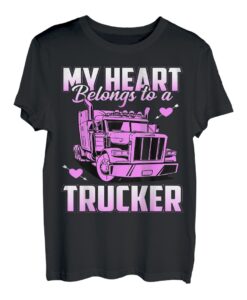 Mein Herz gehört einer süßen Trucker-Frau T-Shirt
