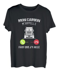 Mein LKW nennt mich muss, dass ich dort fahren muss, dass ich auf den Straßenwagen fahren T-Shirt