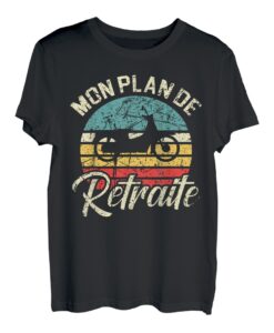 Mein Ruhestandsplan Montieren den Moped Geschenk Moped T-Shirt