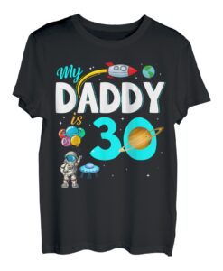 Mein Vater ist 30 Alles Gute zum Vatertag 30. Geburtstag Astronaut T-Shirt