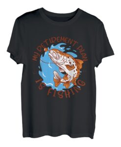 Meine Altersvorsorge ist Fishing Funny Fish Humor Fisherman T-Shirt