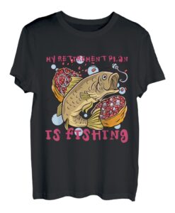 Meine Altersvorsorge ist Fishing Funny Fish Humor Fisherman T-Shirt