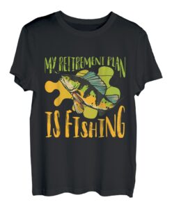 Meine Altersvorsorge ist Fishing Funny Fish Humor Fisherman T-Shirt