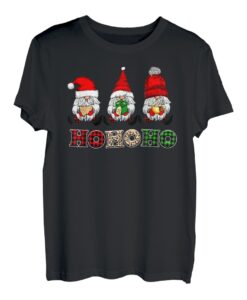 Merry Christmas Gnomes Ho Ho Ho Buffalo Plaid Passend T-Shirt