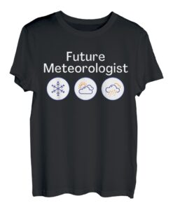 Meteorologen Aspirations Wettergrafik-T-Shirt Geschenk T-Shirt