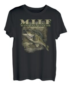MILF | Man I Love Fishing Lustiger Angler Angler T-Shirt